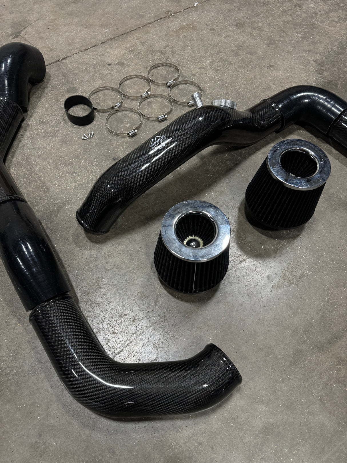 S55 Carbon Fiber Front Mount Intakes - BMW F80 M3 F82 F83 M4 F87 M2C