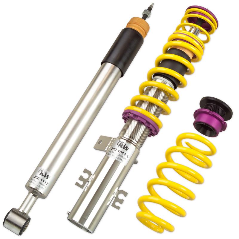 KW Coilover Kit V2 Audi A3 Quattro (8P) all engines w/o electronic dampening control