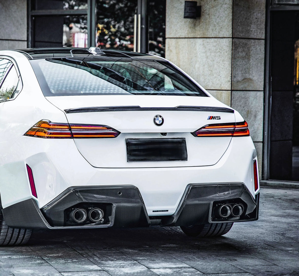 G90/G60 Dry Carbon Fiber MP Style Trunk Spoiler - G90 M5 G60 5-Series