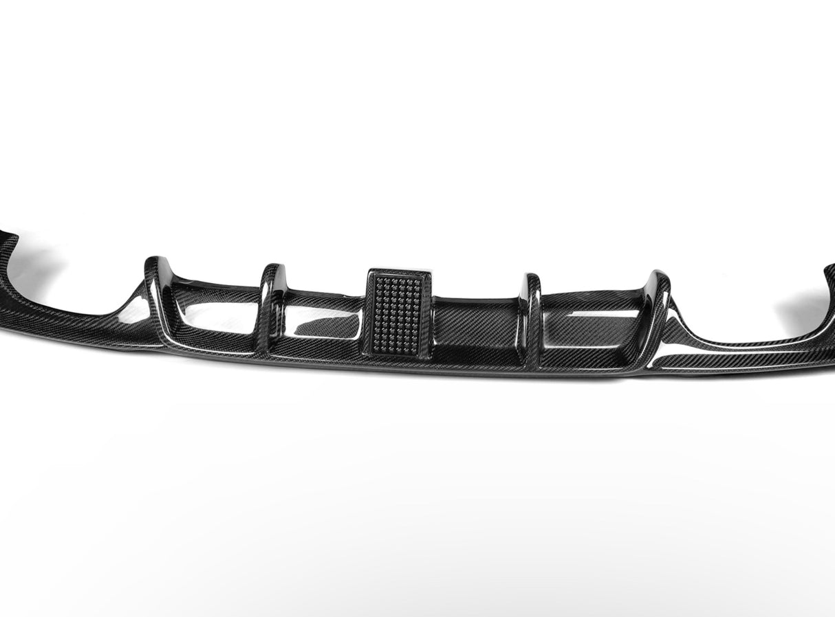 M-Tech Rear Diffuser W/ Rear LED Light (4 Tips) (F3X 3-Series) - MidWest Bimmer Supply