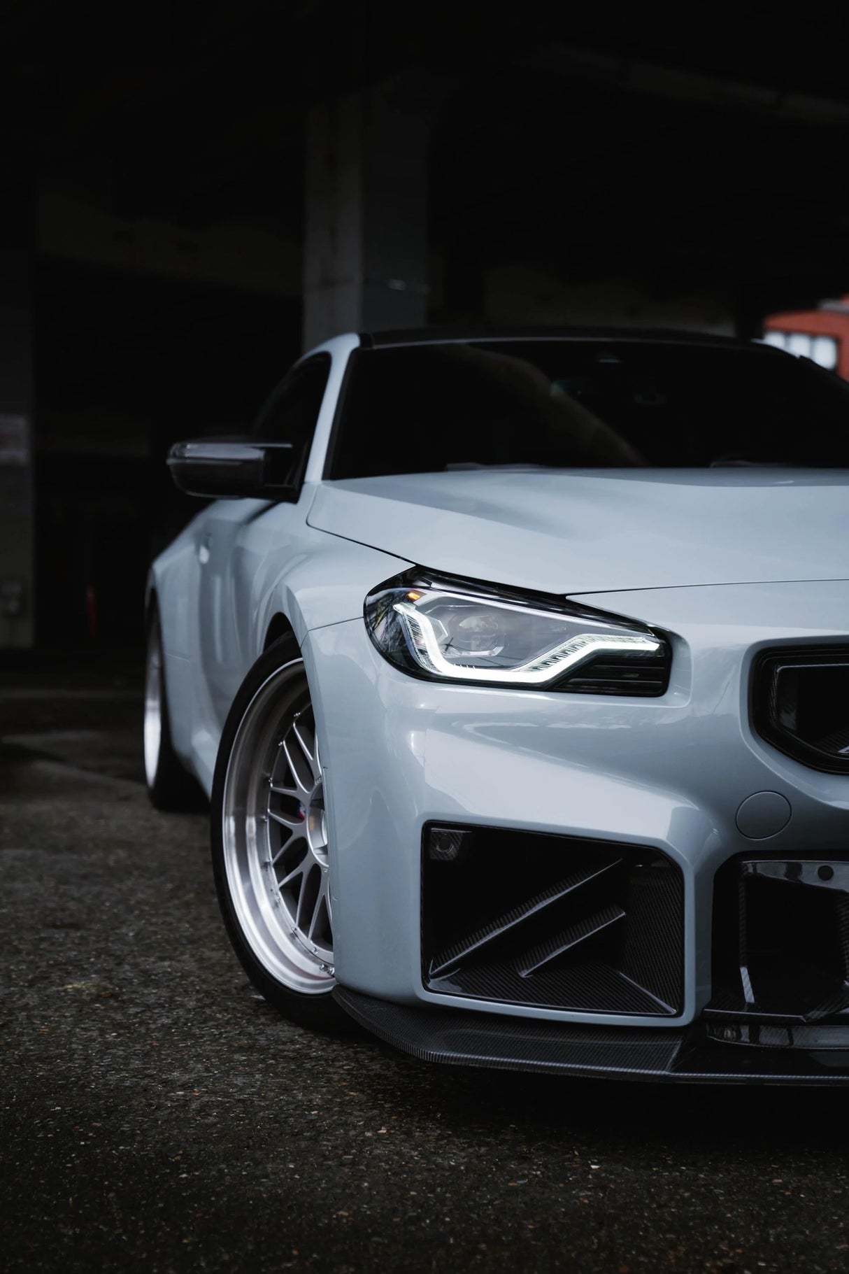 G87 M2 SQ Style Dry Carbon Fiber Front Air Ducts
