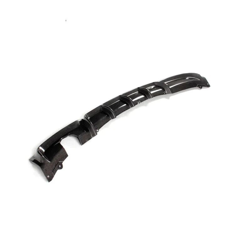 F30 3-Series MP Carbon Fiber Rear Diffuser Single Outlet Single Tip - F30 3-Series