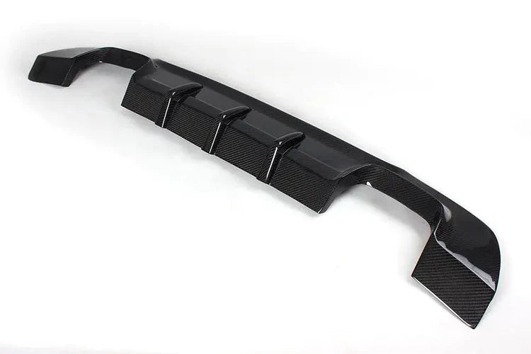 E92 3-Series M Sport Carbon Fiber Rear Diffuser Quad Tip - E92 E93 3-Series 335i