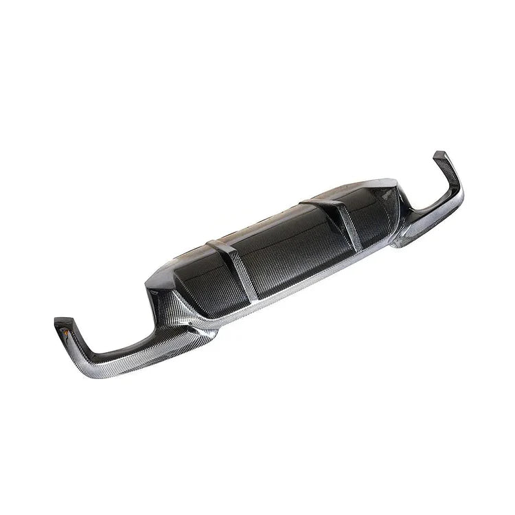 F10 5-Series V Style Carbon Fiber Rear Diffuser - F10 5-Series 528i 530i 535i 550i M Sport