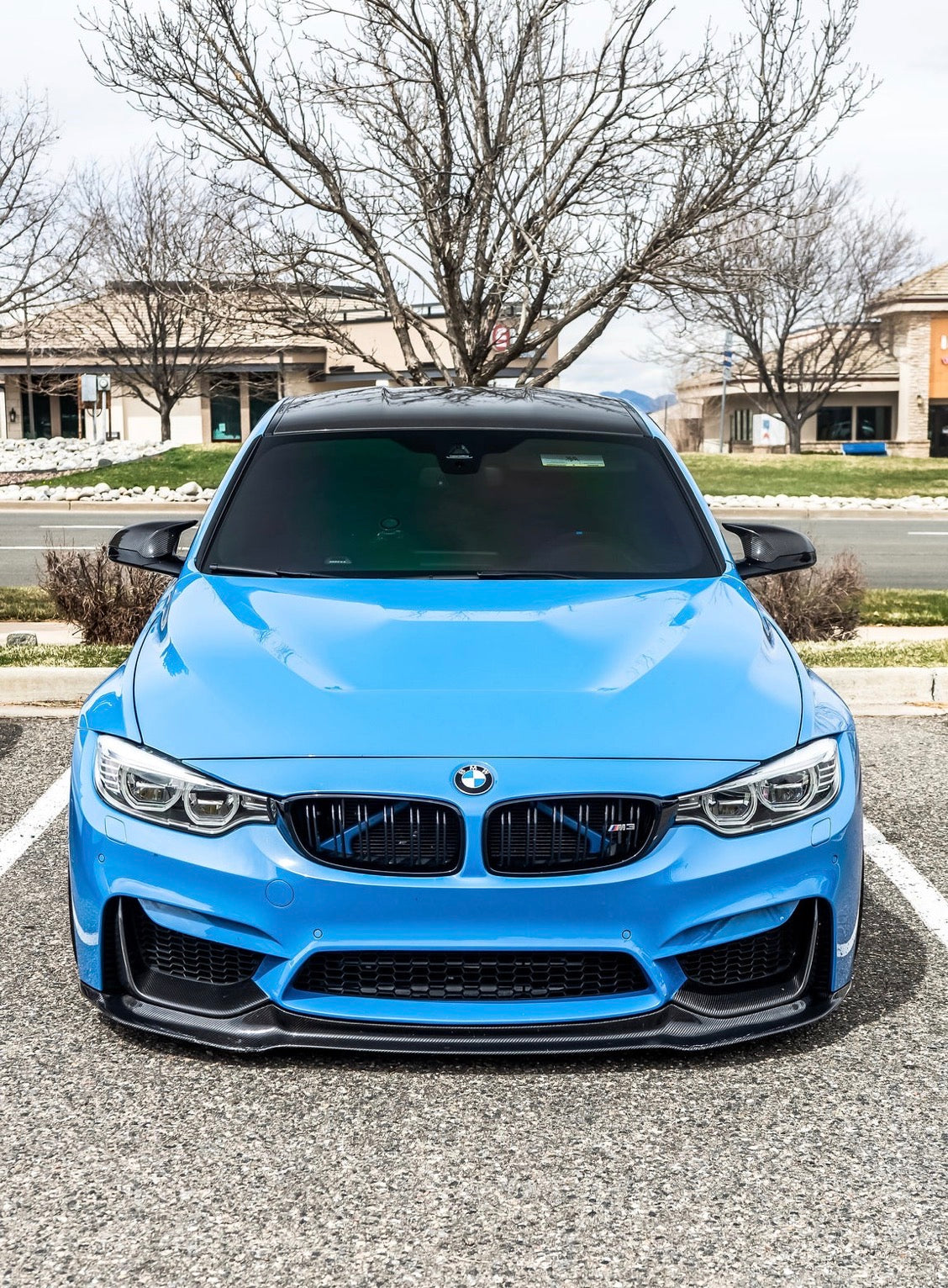 F8X M3/M4 Dry Carbon Fiber V Style Front Lip (F80 M3 | F82/F83 M4)