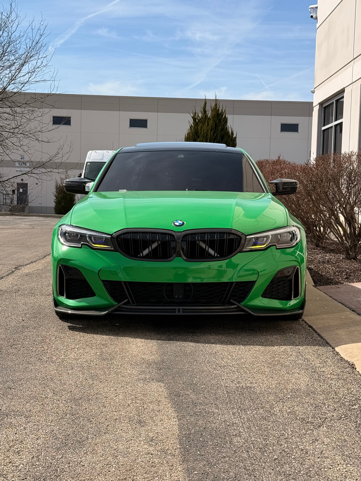 2019-2022 PRE-LCI BMW G20 M340i Style Front Bumper W/ 4PDC holes