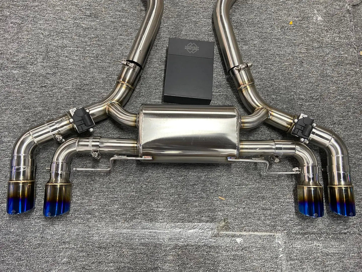 G2X M340i/M440i Full Valved Exhaust System - BMW G20 M340i G22 M440i B58 - MidWest Bimmer Supply