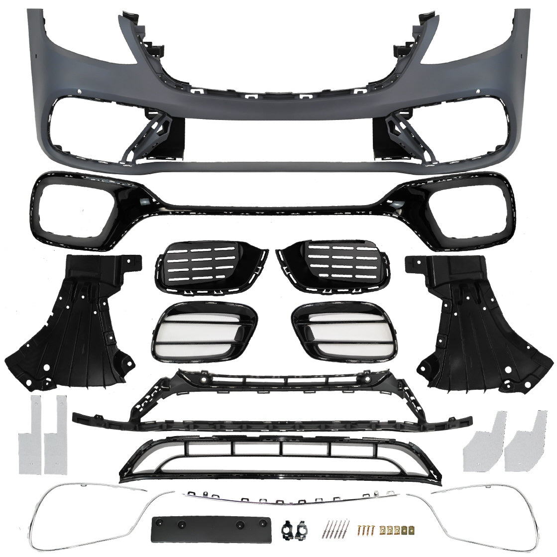 2018-2020 Mercedes Benz S Class W222 S63 Style Front Bumper