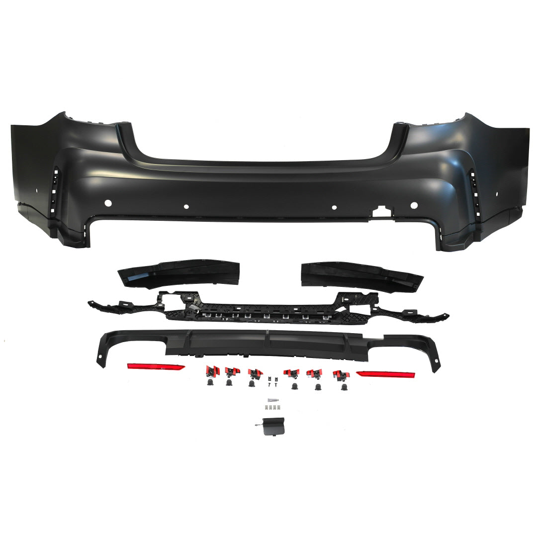 2019-2022 BMW PRE-LCI G20 3 Series, M3 Style Rear Bumper