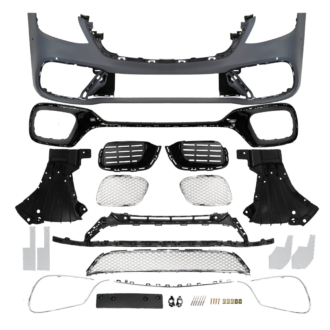 2018-2020 Mercedes Benz S Class W222 S65 Style Front Bumper