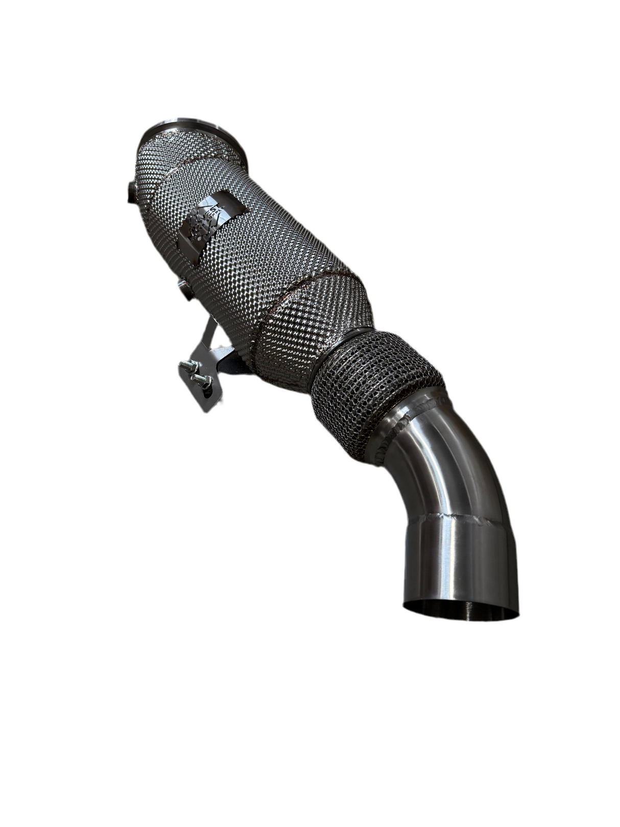 MBS X3/X4 B58 Catless Heat Shielded Downpipe - 2017 – 2022 BMW X3 M40iX G01 & X4 M40iX G02