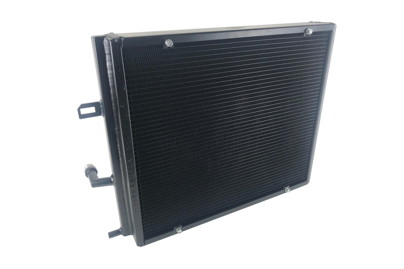 CSF Front Mount Triple-Pass Heat Exchanger w/Rock Guard - Black - BMW B58/ B48