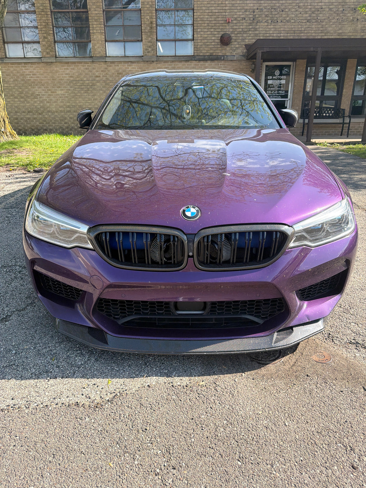 F90 M5 Carbon Fiber GTS Style Lip - F90 M5 PRE LCI