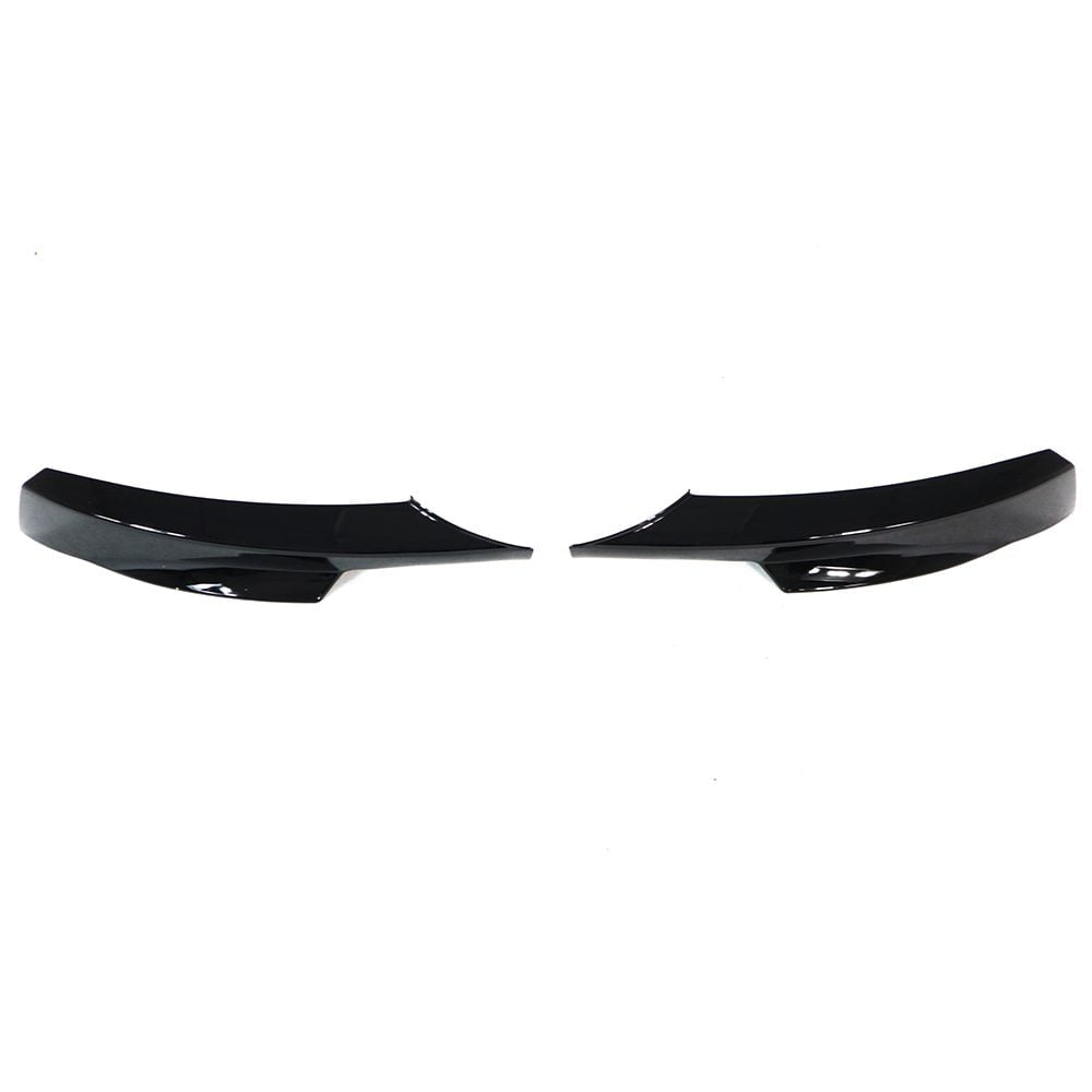 E90 LCI Gloss Black MP Style Front Splitters - E90 3-Series LCI