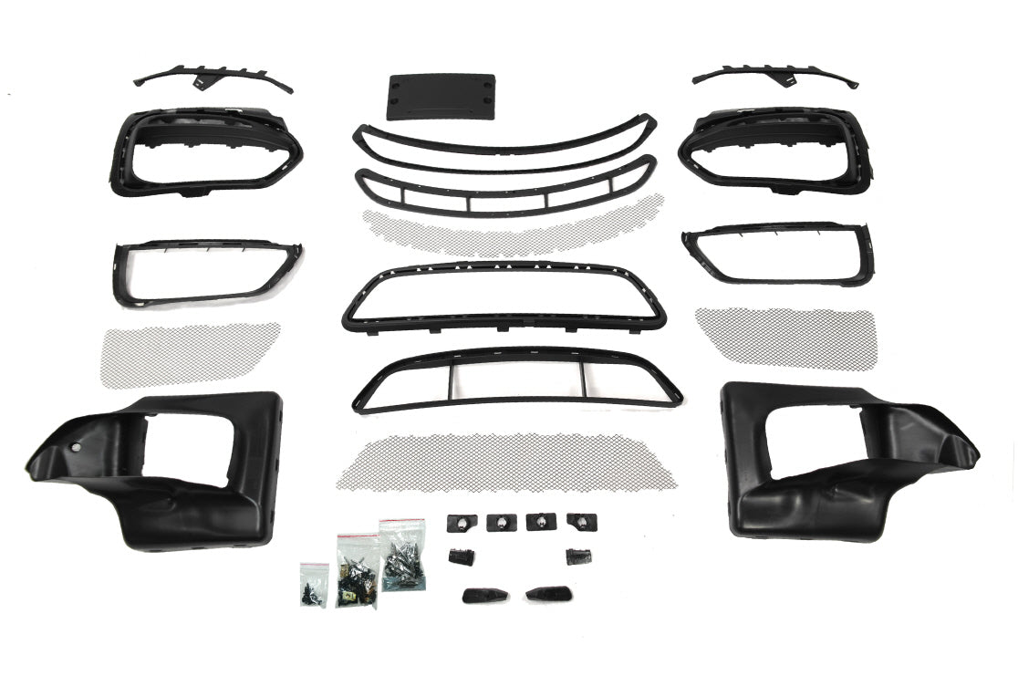 2013-2016 Porsche 981 Cayman Boxster, GT4 Style Front Bumper w/DRL w/o HL Washer WASHER