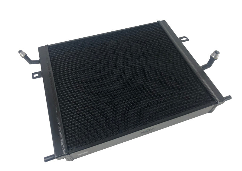 CSF Front Mount Triple-Pass Heat Exchanger w/Rock Guard - Black - BMW B58/ B48