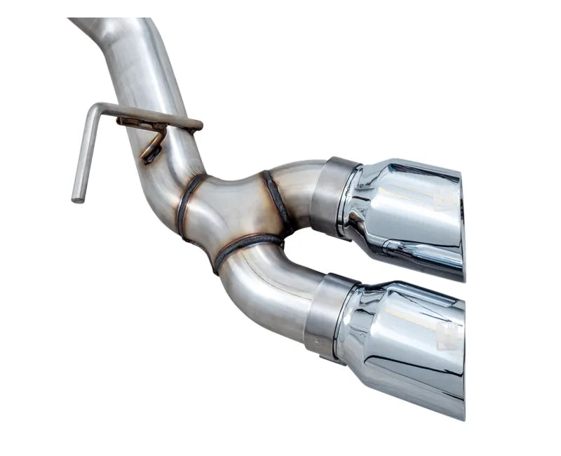 AWE 0FG Single Side Exit Catback Exhaust for 4th Gen RAM 1500 5.7L (without bumper cutouts) - Dual Chrome Tips (3015-32304)