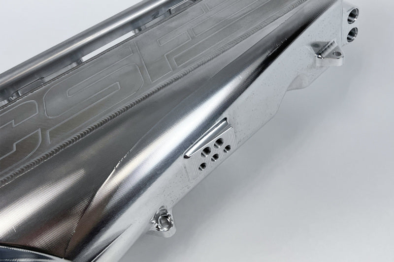 CSF Race X Charge-Air-Cooler Manifold - Raw Billet Aluminum Finish - BMW Gen-2 B58