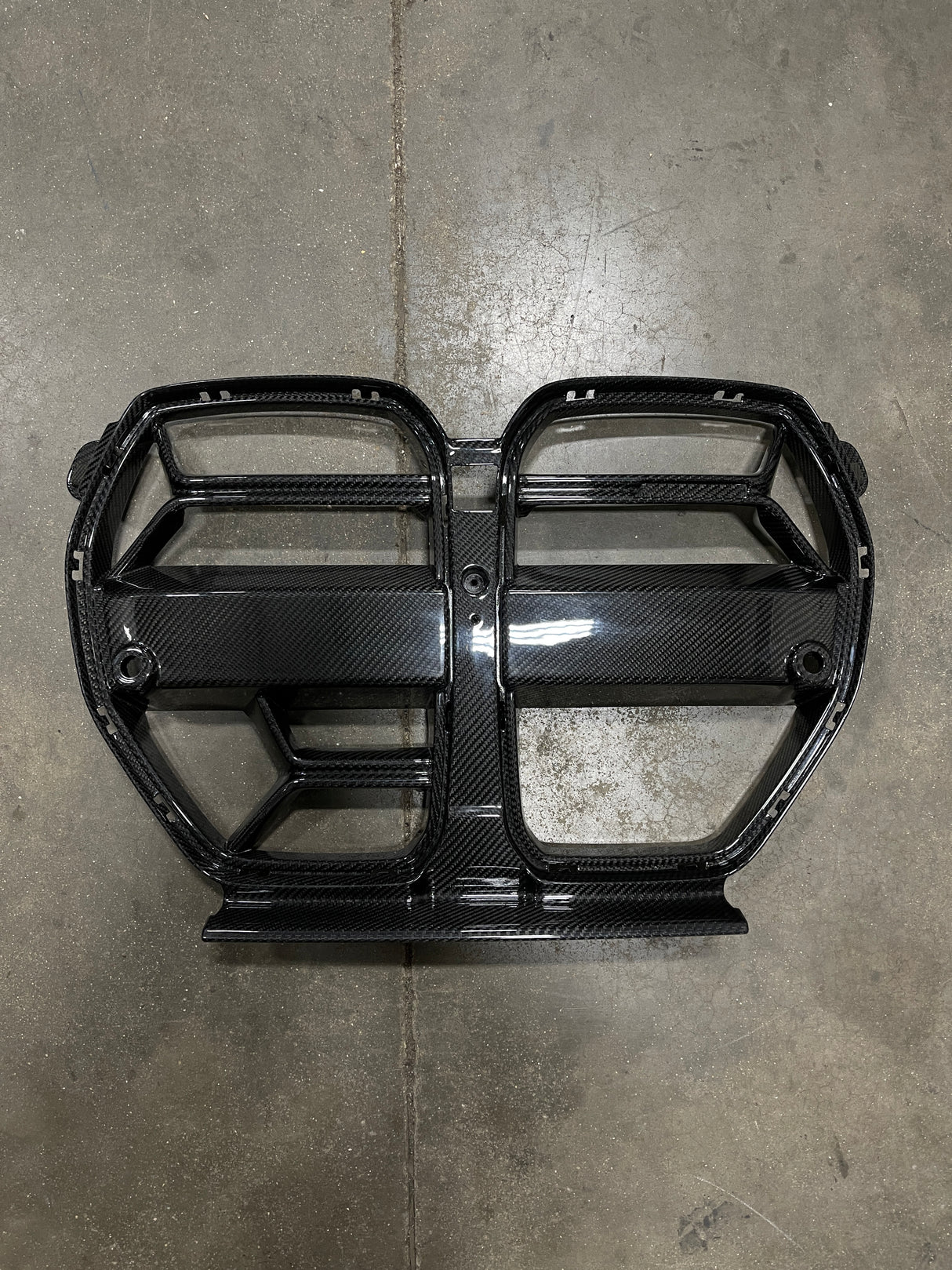 CSL Style Dry Carbon Fiber Front Grille With ACC (BMW G80/G82/G83 M3/M4) - MidWest Bimmer Supply
