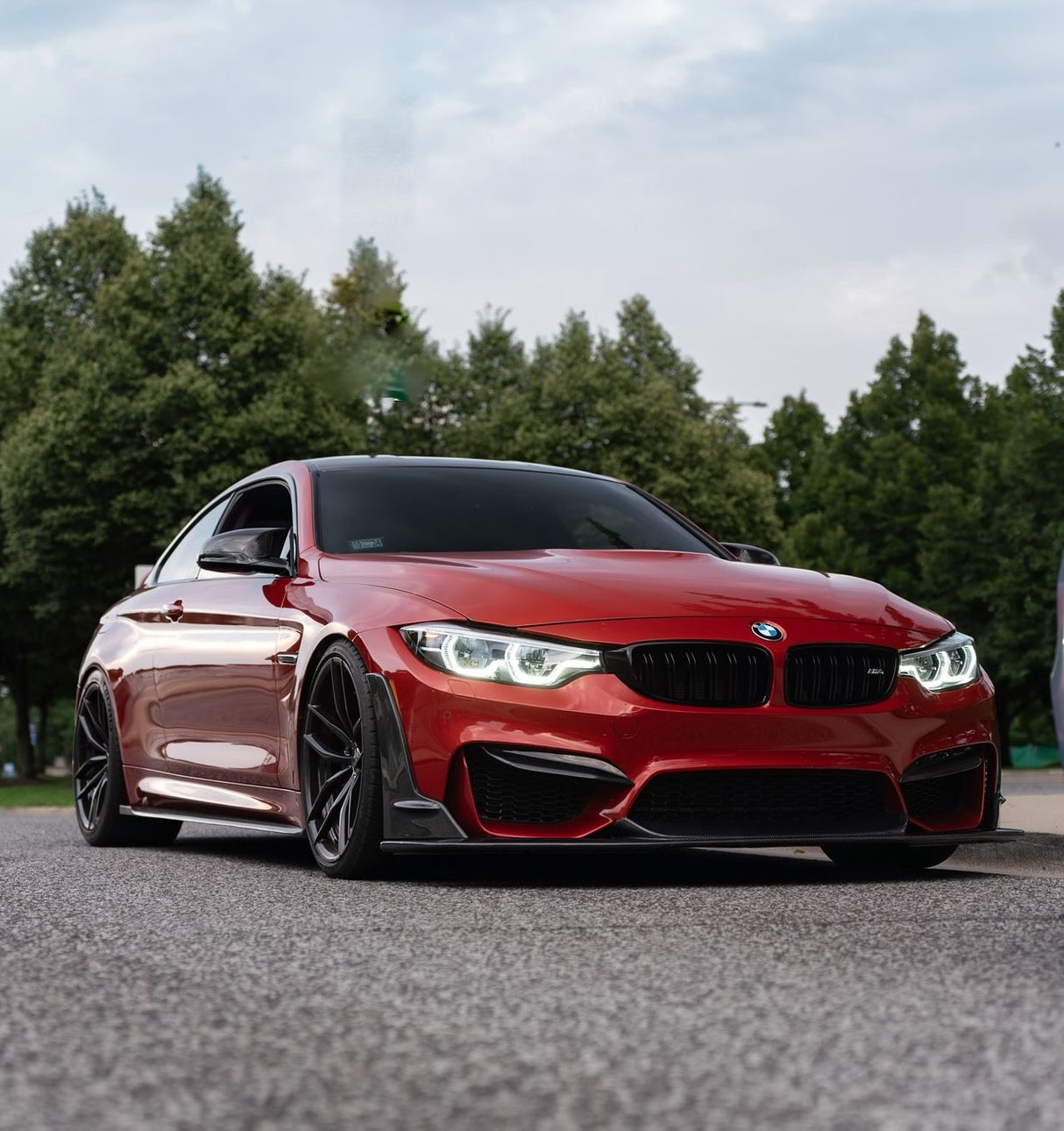 Carbon Fiber Laptor Style Front Lip (F80 M3 | F82/F83 M4) - MidWest Bimmer Supply