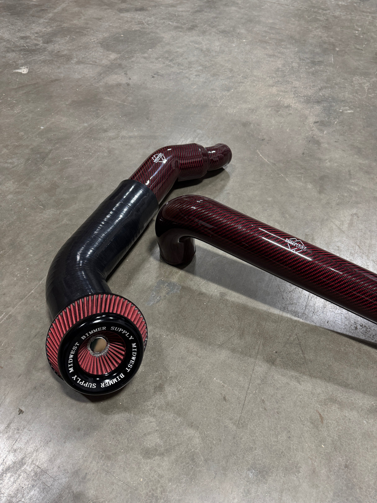 S58 G8X Carbon Fiber Front Mount Intakes - BMW G80 M3 G82 G83 M4 G87 M2