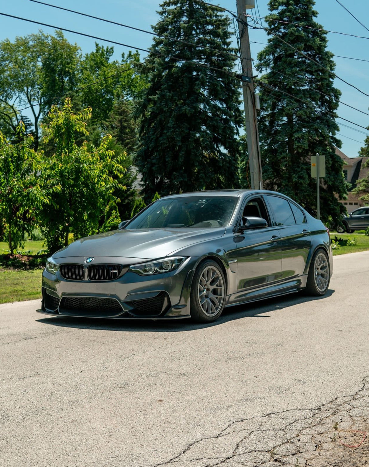 Carbon Fiber Laptor Style Front Lip (F80 M3 | F82/F83 M4) - MidWest Bimmer Supply