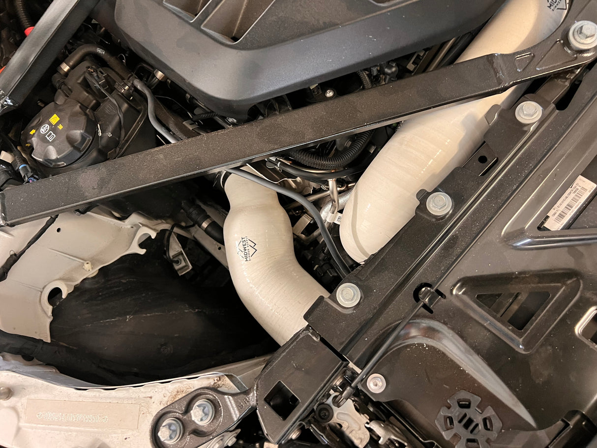 S58 Silicone Front Mount Intakes - G80 M3 | G82/G83 M4 | G87 M2 - MidWest Bimmer Supply