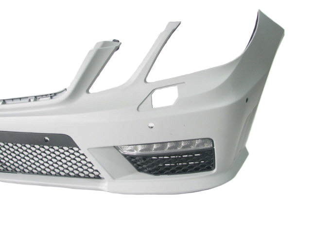 2010-2013 Mercedes Benz E Class W212 E63 AMG Style Front Bumper W/ LED DRL
