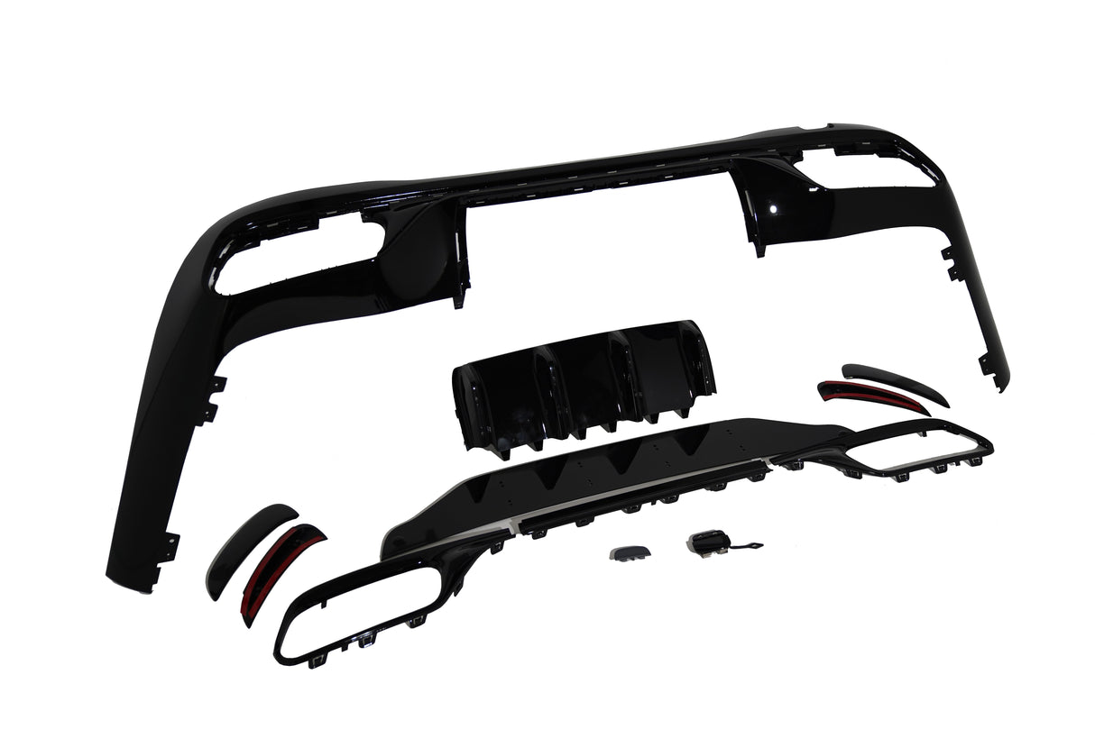 22+ Mercedes Benz W206 C Class, C63 AMG Style Rear Bumper