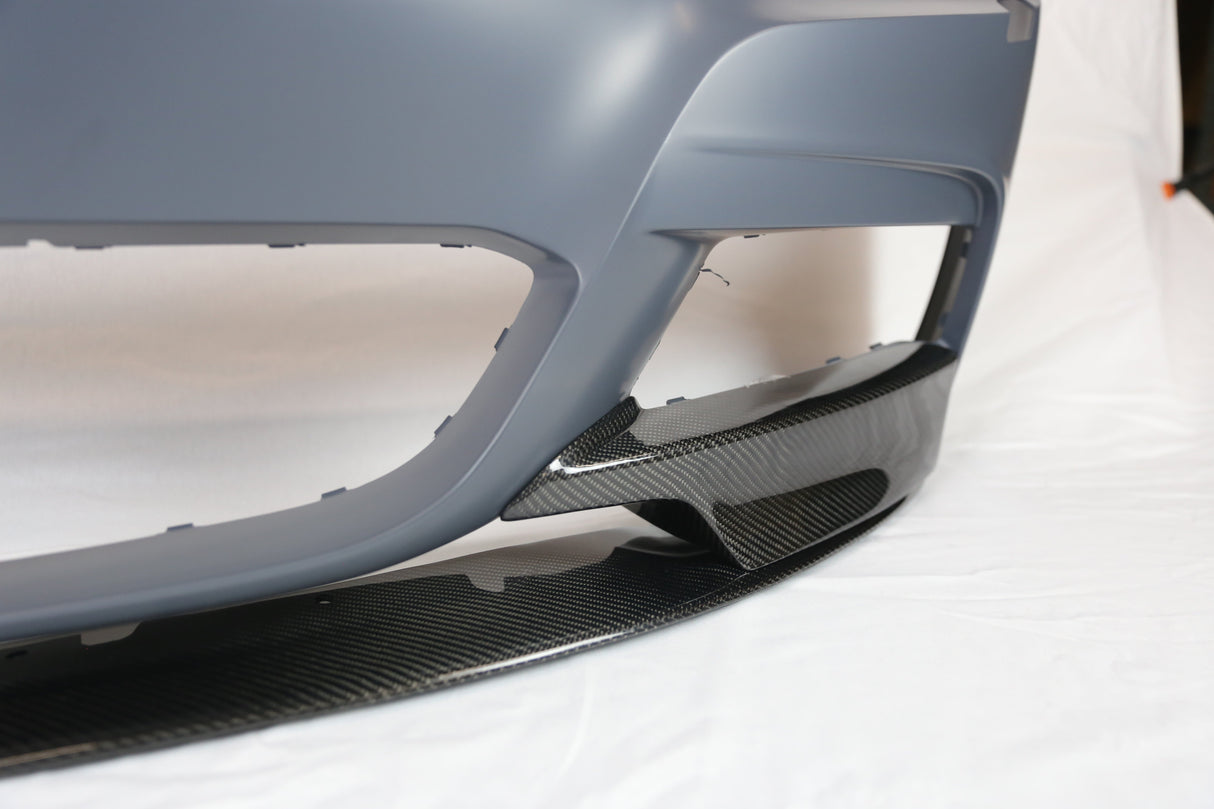 2012-2018 BMW F30 M-TECH Style Bumper + Carbon Front Lip
