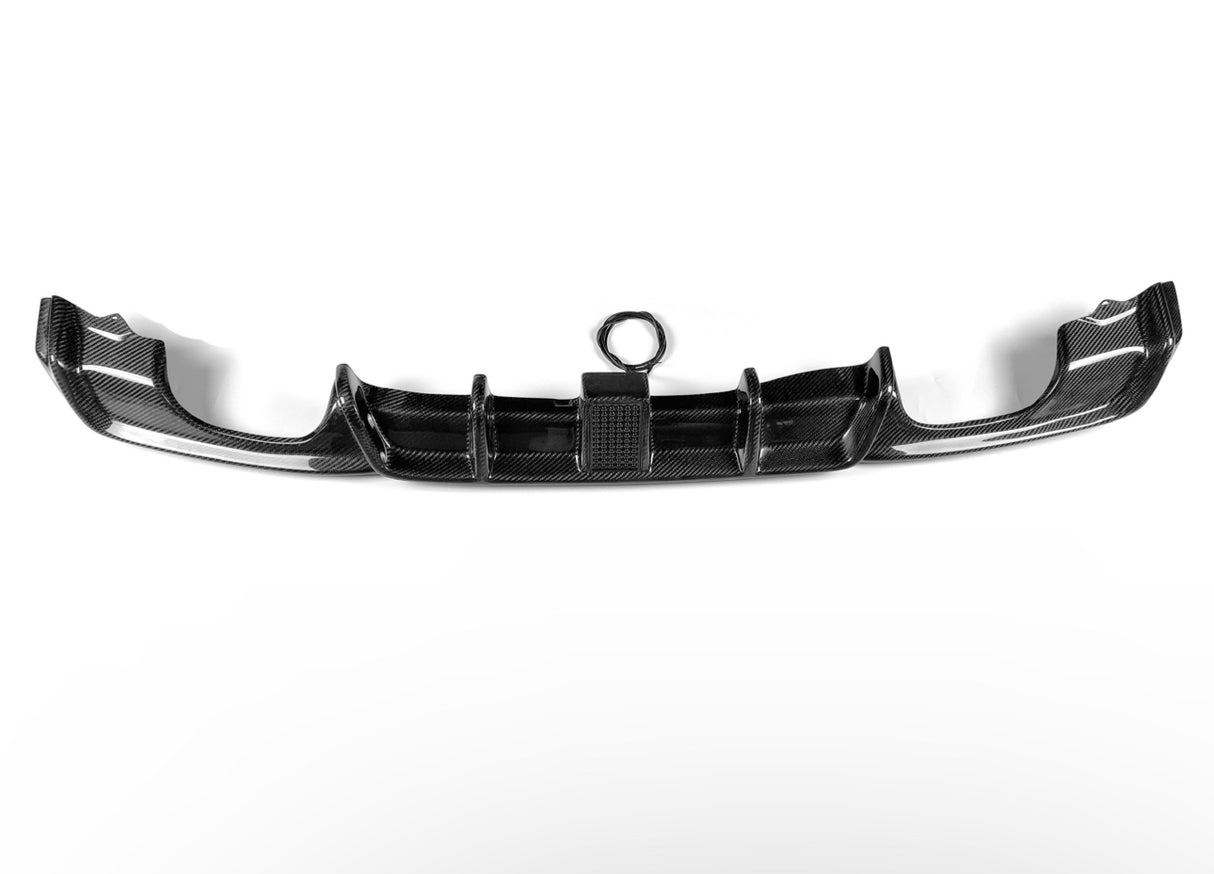 M-Tech Rear Diffuser W/ Rear LED Light (4 Tips) (F3X 3-Series) - MidWest Bimmer Supply