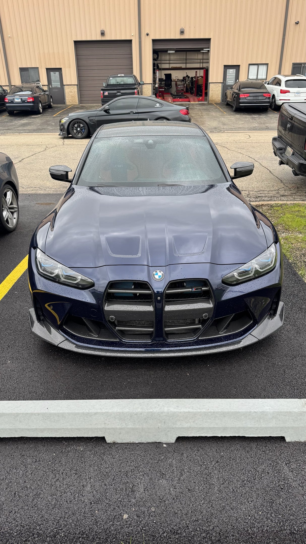 G8X M3/M4 CSL Style Dry Carbon Fiber 3-Piece Front Lip (BMW G80 M3 | G82/G83 M4)