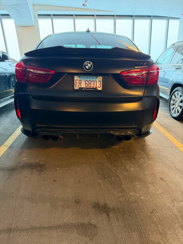 F85/F86 3D Style Carbon Fiber Rear Diffuser - F85 X5M F86 X6M