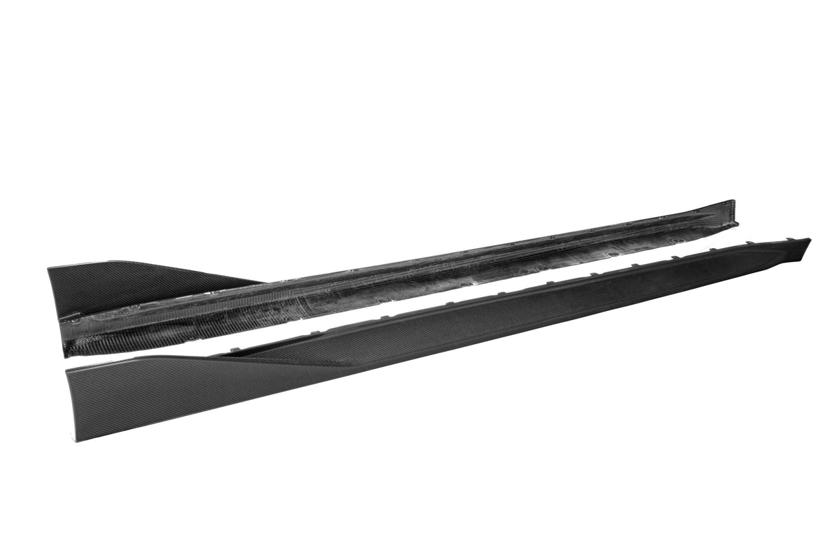 Dry Carbon Fiber M-Performance Style Side Skirts (G80 M3) - MidWest Bimmer Supply