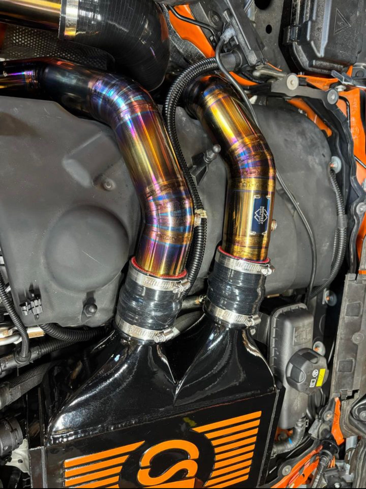 Titanium Intake/Charge Pipe/J-Pipe Set (F80 M3 | F82/F83 M4) - MidWest Bimmer Supply