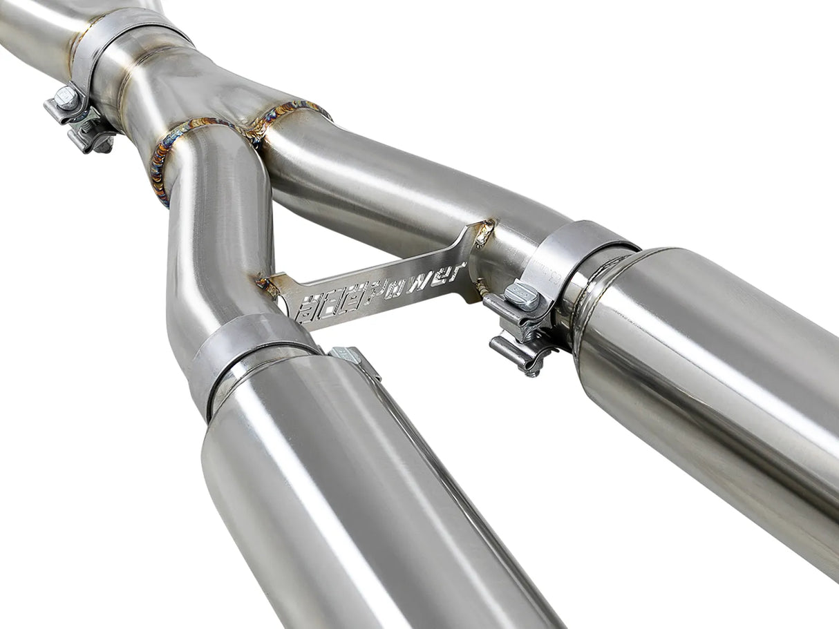 aFe Takeda 2.5" Stainless Steel Cat-Back Exhaust System | 2016-2024 Infiniti Q50 3.0L (49-36132)