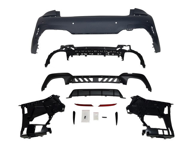 2019-2022 BMW PRE-LCI G20 3 Series, M-Performance Style Rear Bumper With 4 PDC
