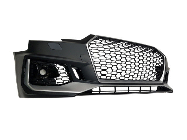 2017-2019 B9 Audi A4, RS4 Style Front Bumper W/ Grille