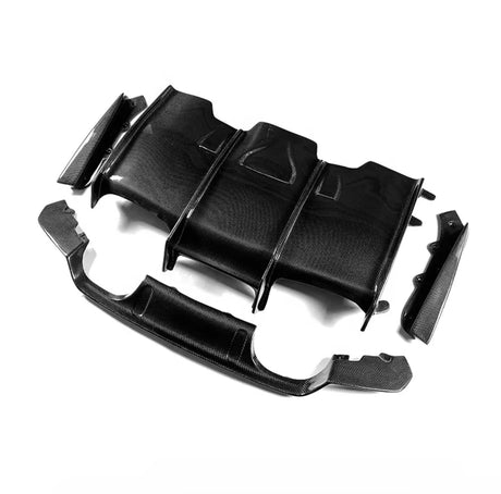 Carbon Fiber PSM Style Rear Diffuser (F80 M3 | F82/F83 M4) - MidWest Bimmer Supply