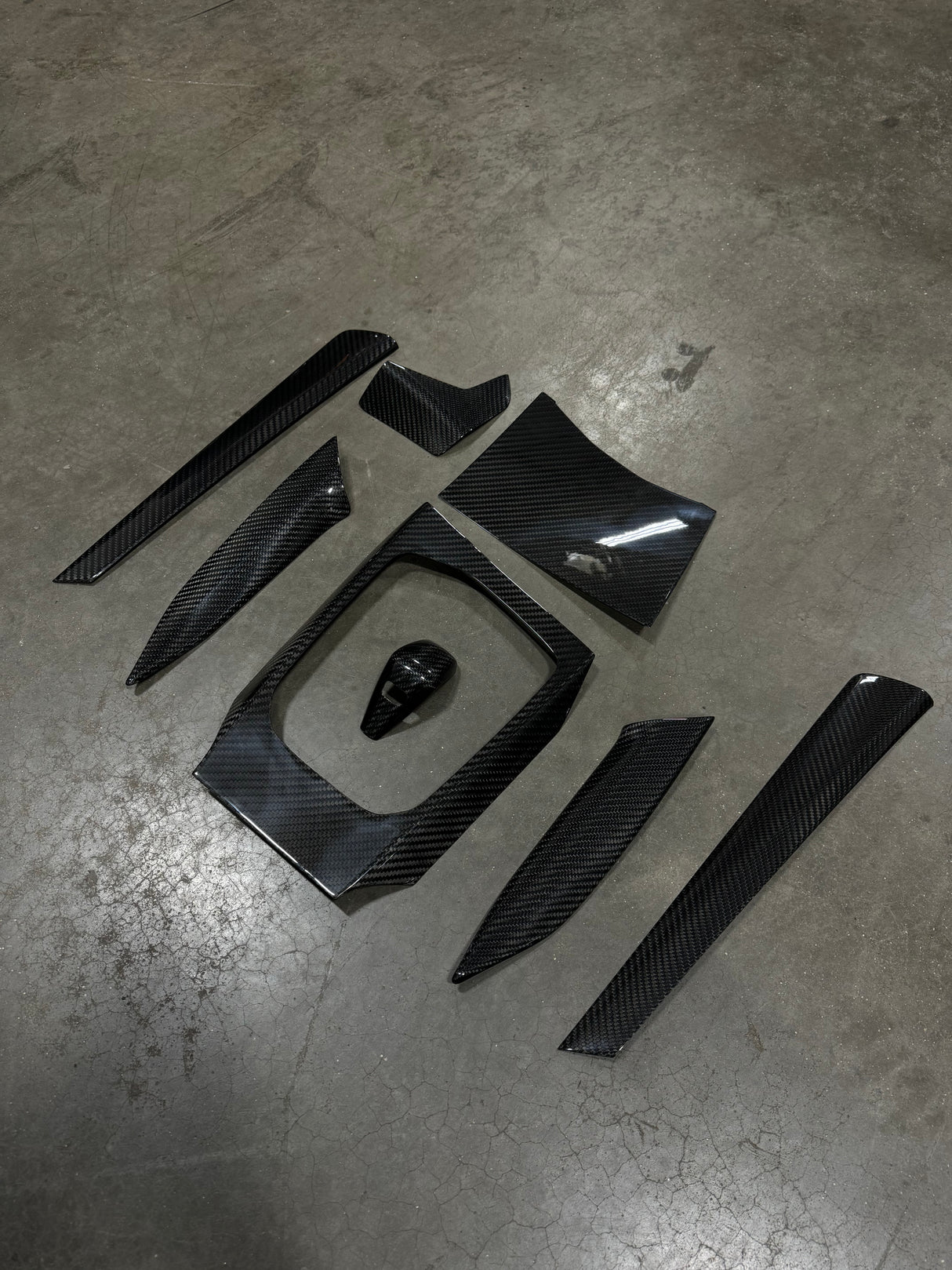 Dry Carbon Fiber Interior Trim Kit Stick On Type PRE-LCI (BMW G20) - MidWest Bimmer Supply