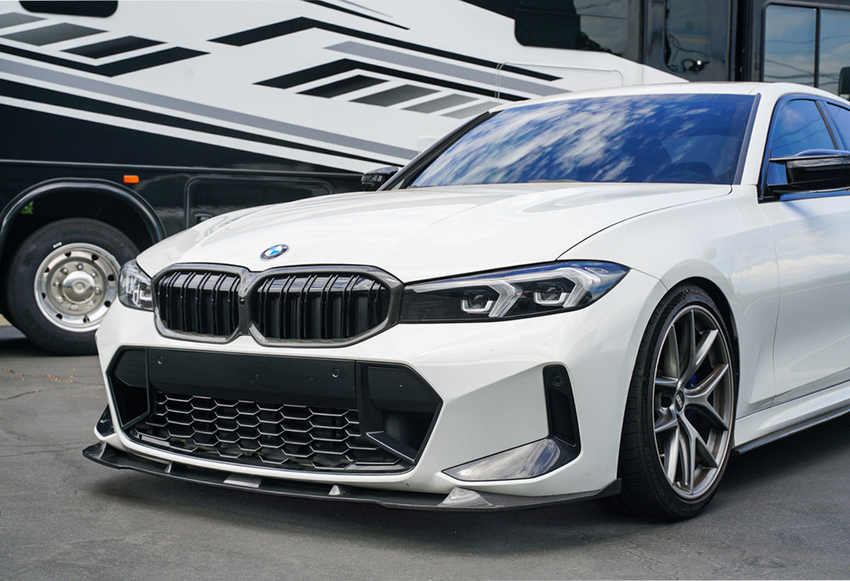 G20 LCI J Style Carbon Fiber Front Lip - BMW G20 LCI M-Sport 330i M340i 23+