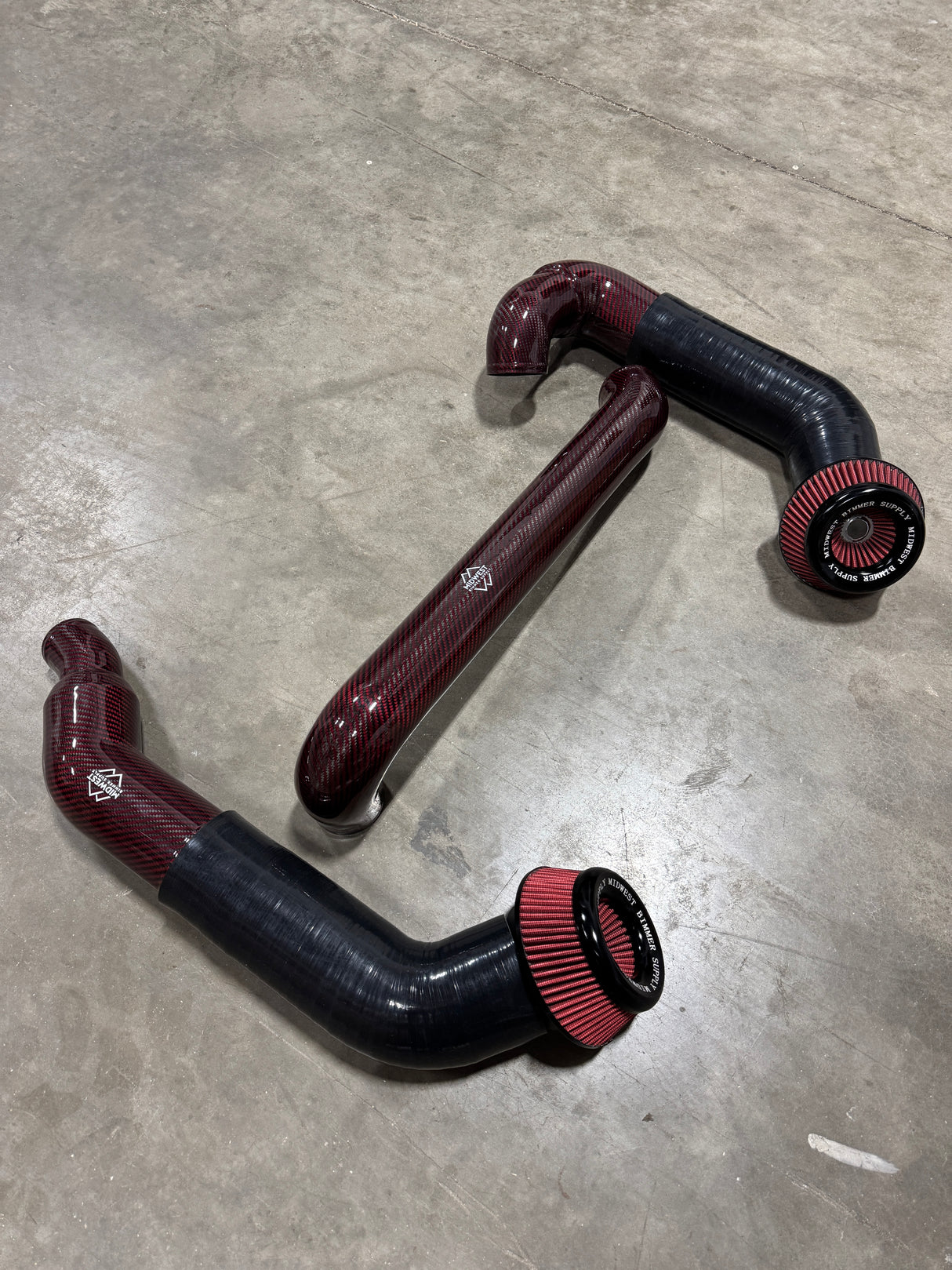 S58 G8X Carbon Fiber Front Mount Intakes - BMW G80 M3 G82 G83 M4 G87 M2