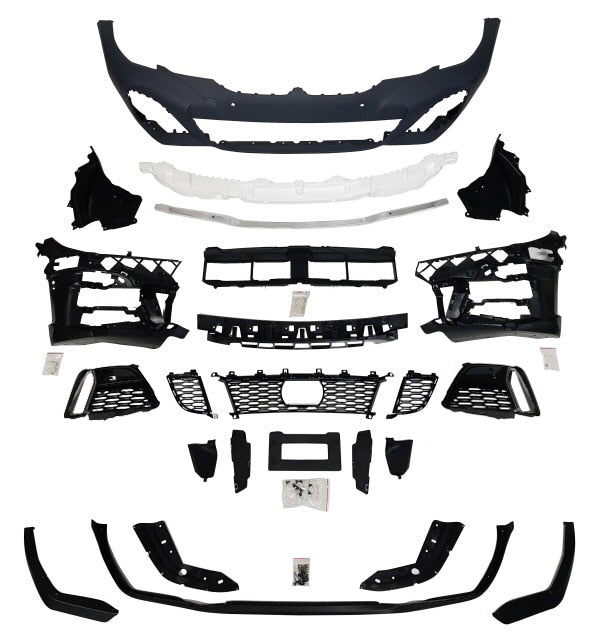 2019-2022 PRE-LCI BMW G20 M-Performance Style Front Bumper W/ 4PDC holes