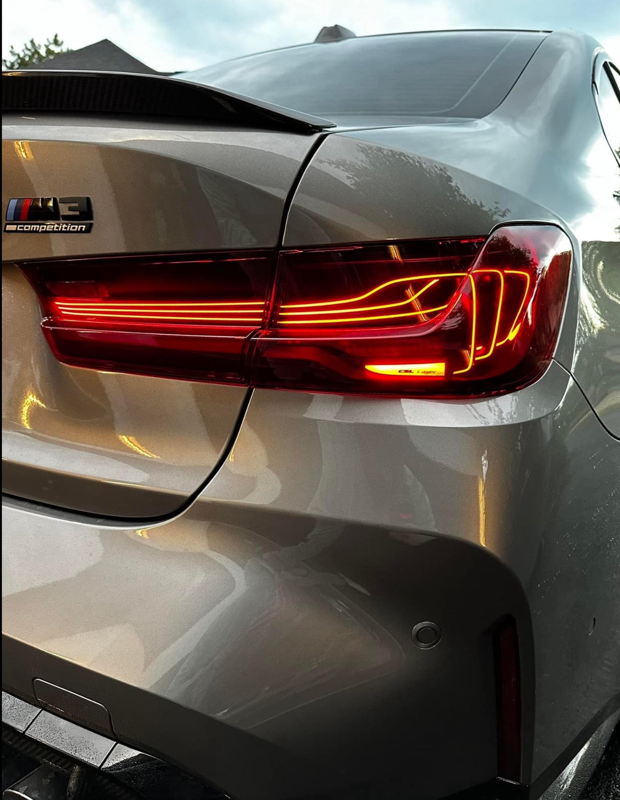 CSL Style Laser Taillights (BMW G80 M3 | G20 3-Series) - MidWest Bimmer Supply