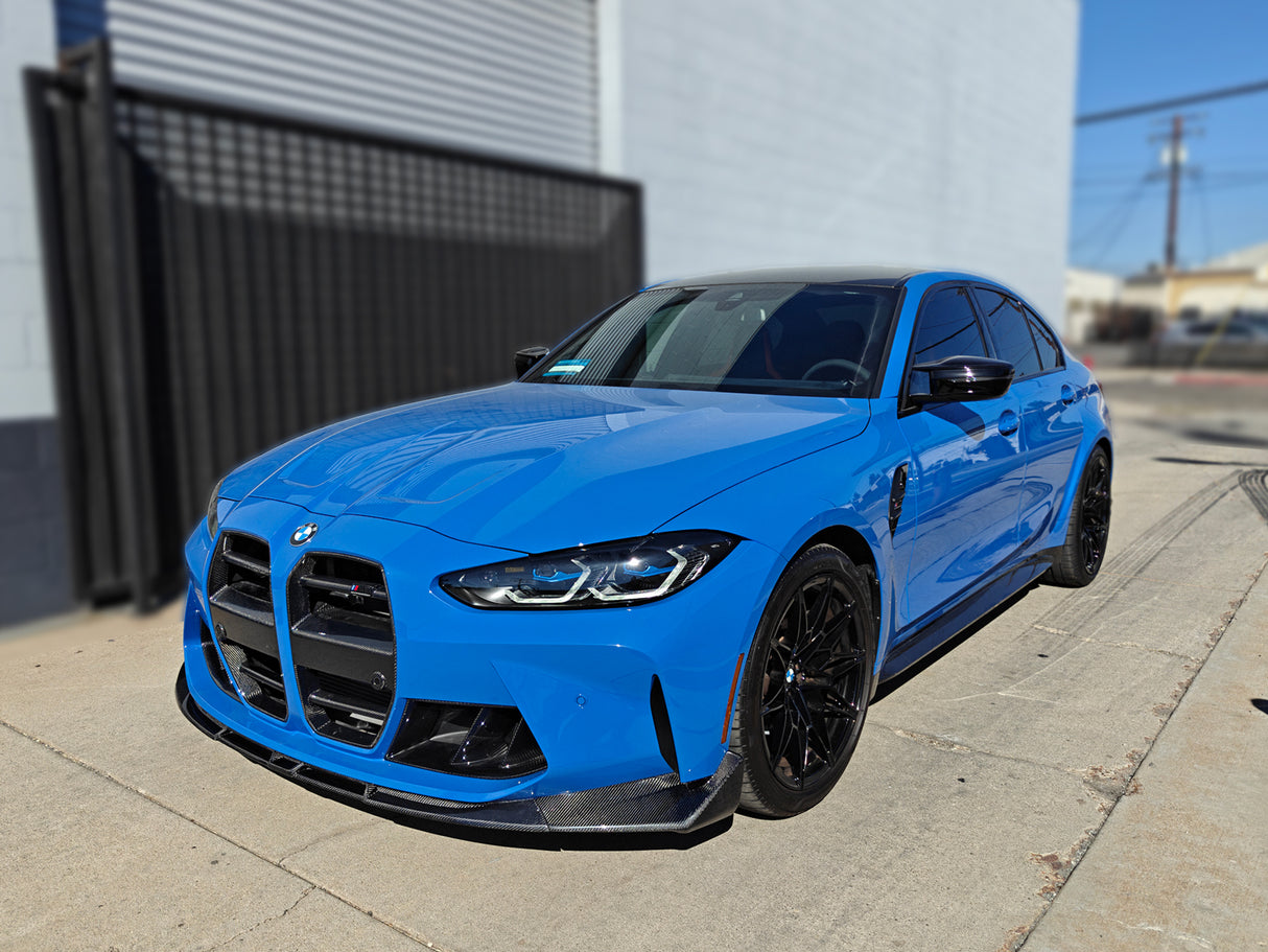 G8X Carbon Fiber VT Style 3-Pc Front Lip - (BMW G80 M3 | G82/G83 M4)
