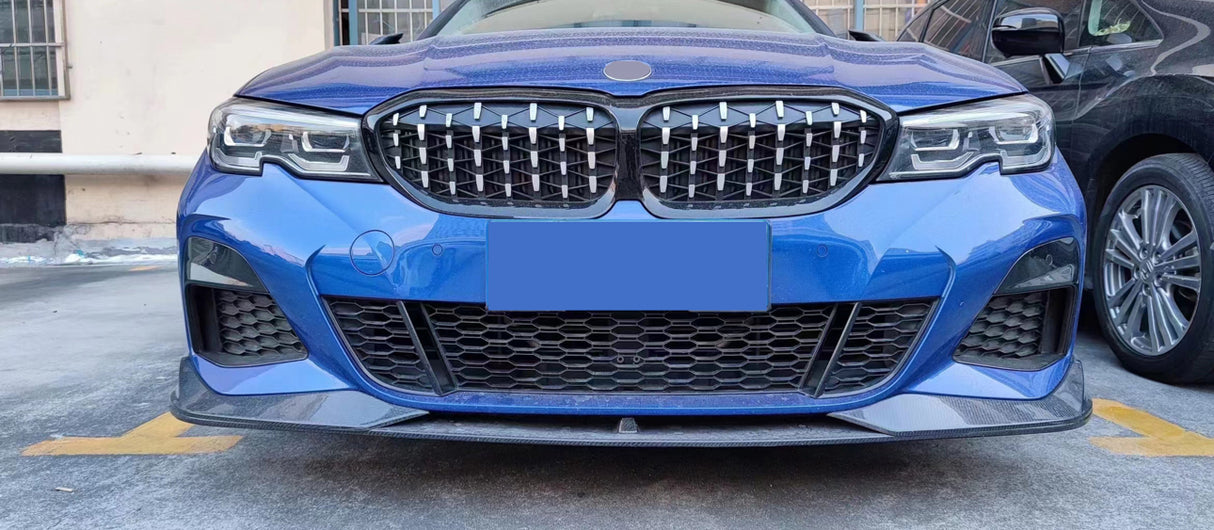 AC Style 3-Piece Carbon Fiber Front Lip (G20 3-Series) - MidWest Bimmer Supply