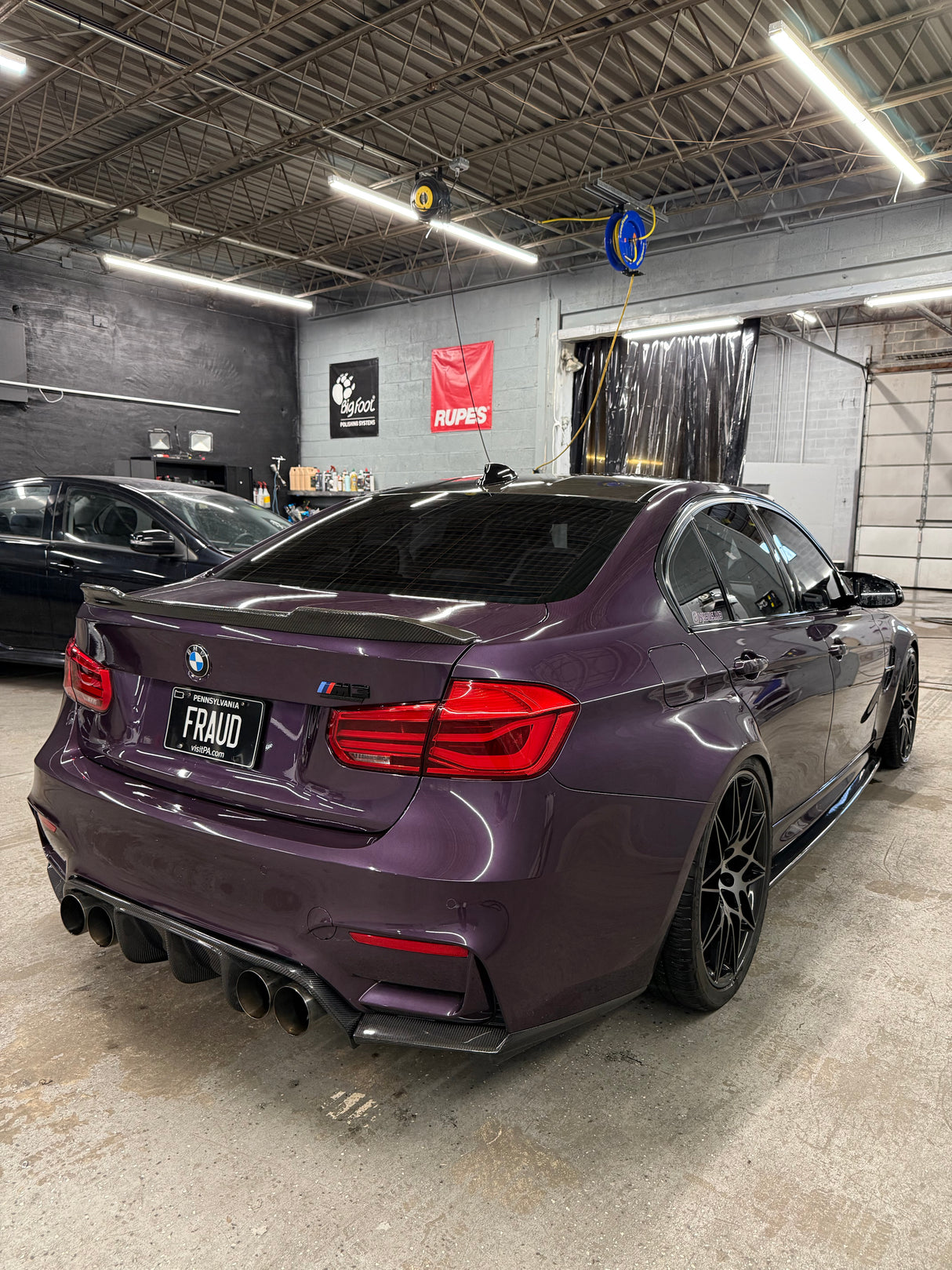 Carbon Fiber V Style Rear Diffuser (F80 M3 | F82/F83 M4) - MidWest Bimmer Supply