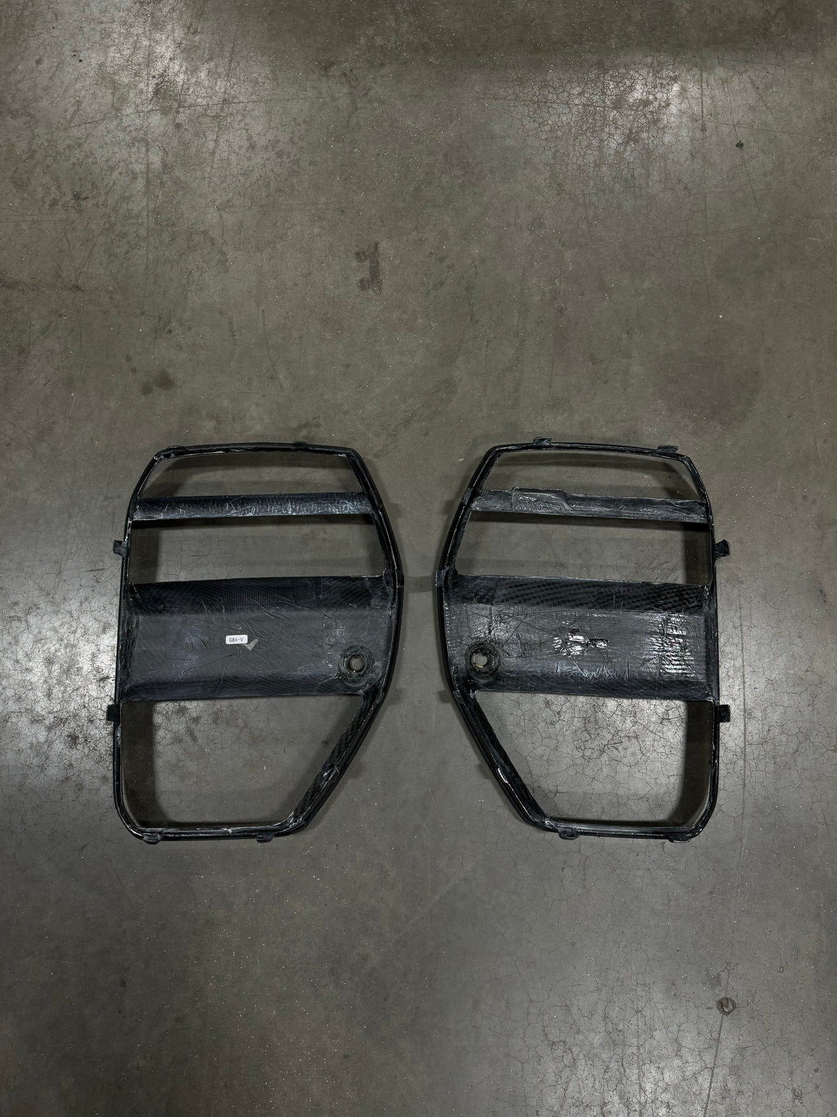 V1 Dry Carbon Fiber Front Grille With ACC (BMW G80/G82 M3/M4) - MidWest Bimmer Supply