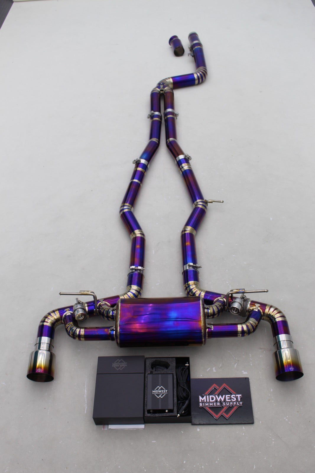 (Customizable) Toyota Supra A90/A91 Valved Exhaust System - MidWest Bimmer Supply