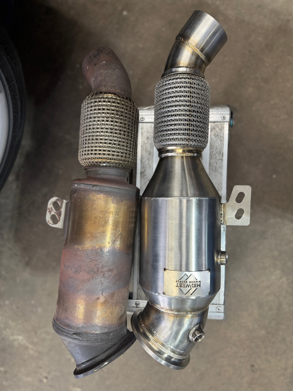 MBS 6” Fatboy B58 Catless Heat Shielded Downpipe - 240i 340i 440i 540i 640i 740i Gen 1 & 2 B58